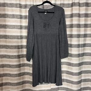 Venus Gray Sweater Dress‎ Size Medium